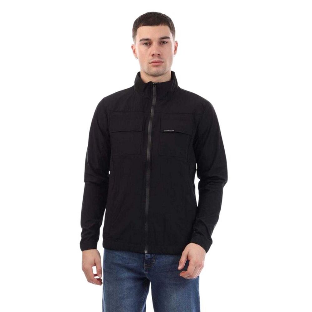Duck and Cover Mens Chamata Nylon Jacket / Black